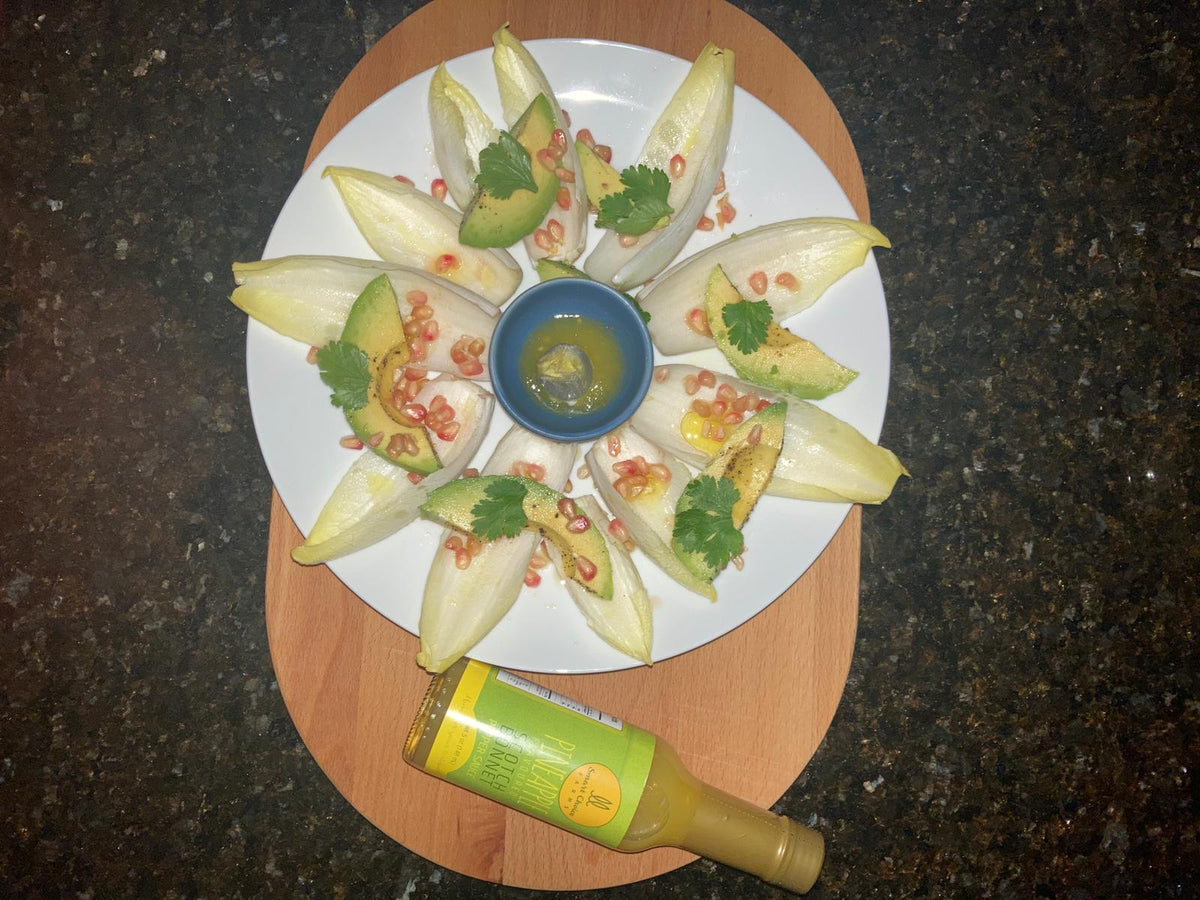 Avocado, Endive & Pomegrante Salad | Smart Choices Farms