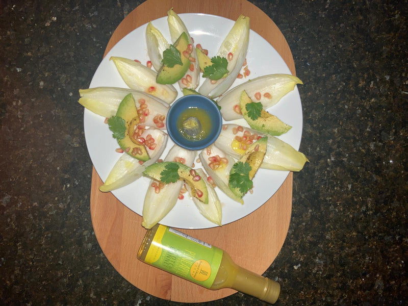 Avocado, Endive & Pomegrante Salad | Smart Choices Farms