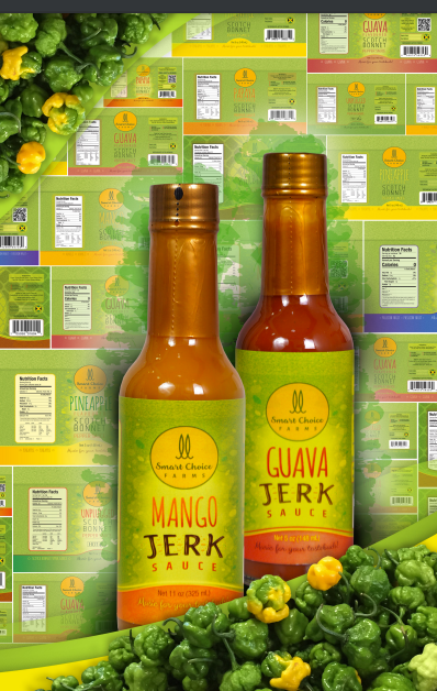 NEW Guava & Mango Jerk Sauces - 5 oz / 150 ml each