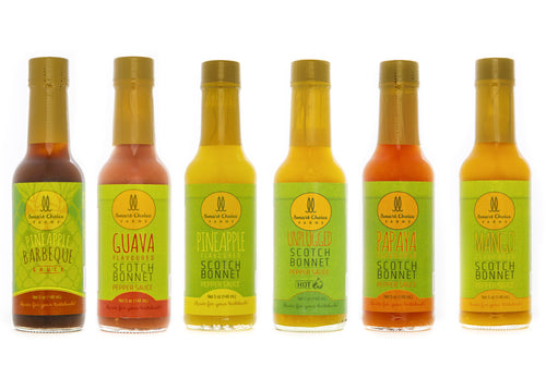 Case of 24 Assorted Scotch Bonnet Pepper Sauce 5oz by Smart Choice Farms