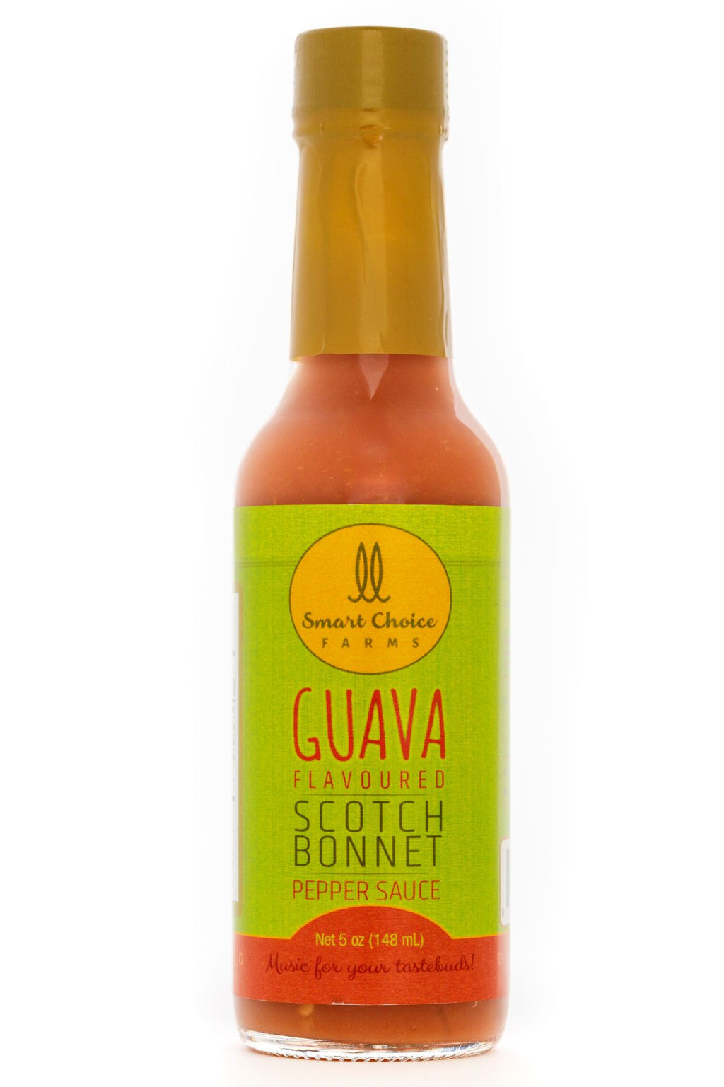 Case of 24 Guava Scotch Bonnet Pepper Sauce 5oz by Smart Choice Farms