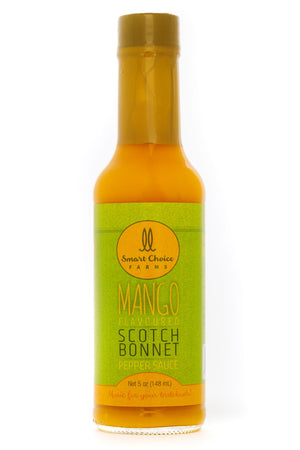 Case of 24 Mango 5 oz / 150 ml - Mango Flavoured Scotch Bonnet Pepper Sauce