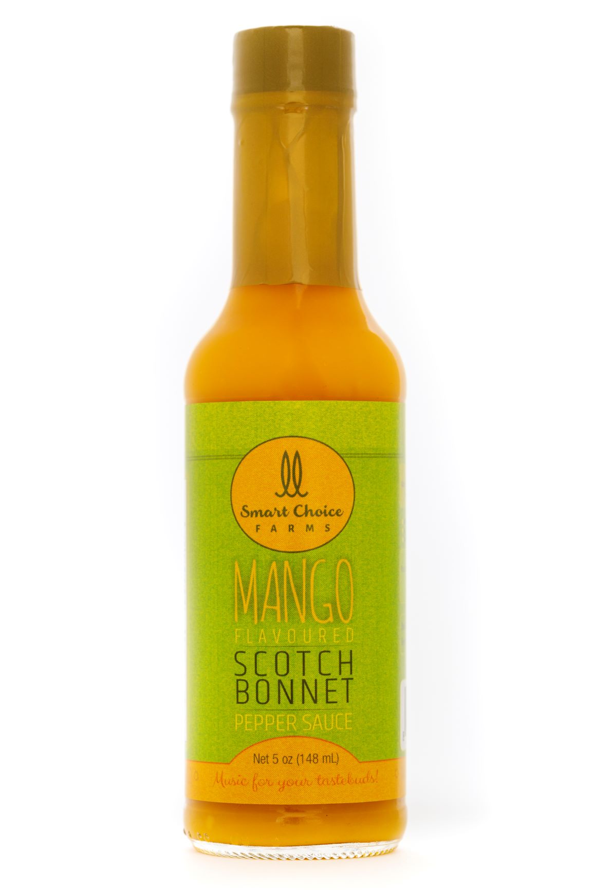 Mango Flavored Scotch Bonnet Pepper Sauce 5oz by Smart Choice Farms