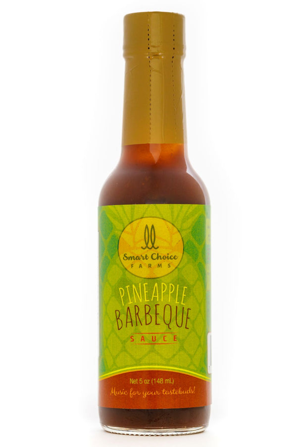 Spicy Pineapple Barbeque 5 oz / 150 ml - Pineapple Flavored Scotch Bonnet Pepper Barbeque Sauce