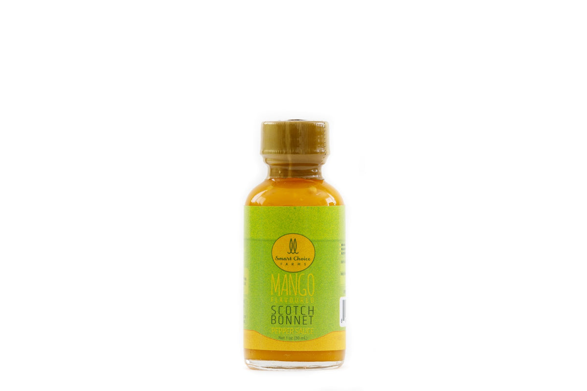 Mango Flavored Scotch Bonnet Pepper Sauce 1oz by Smart Choice Farms